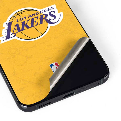 NBA Los Angeles Lakers Distressed Galaxy S22 Skin